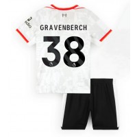 Liverpool Ryan Gravenberch #38 Fotballklær Tredjedraktsett Barn 2024-25 Kortermet (+ korte bukser)